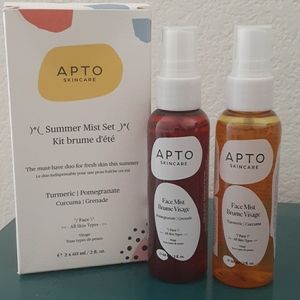 APTO Skincare Face Mist Set - Turmeric/Pomegranate